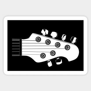 Guitar Headstock III Sticker